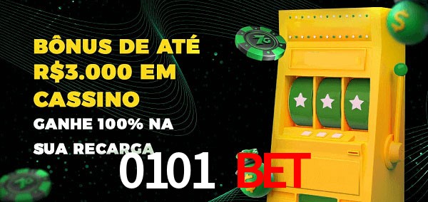 0101 bet melhor bônus de depósito